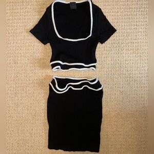 Women’s Crop Top + Skirt Set!